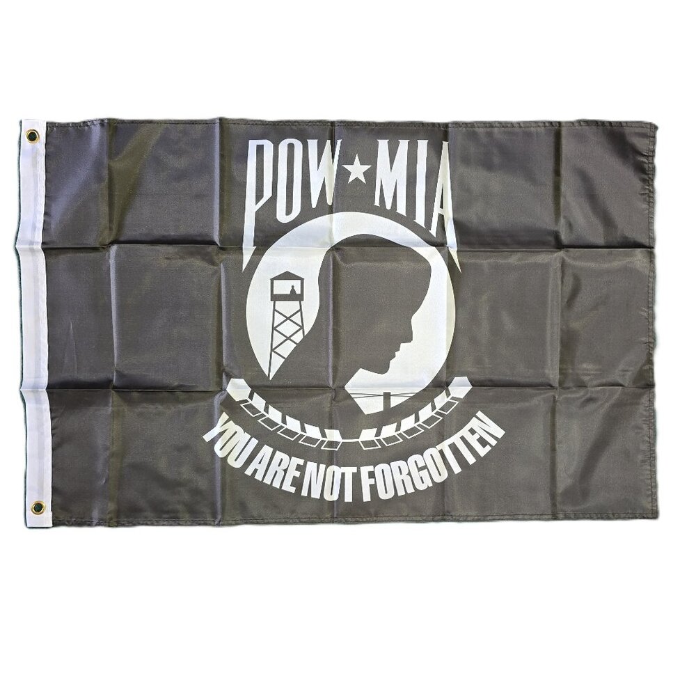 POW MIA Flag 2x3 You Are Not Forgotten NEW Prisoner Of War House Banner Grommets